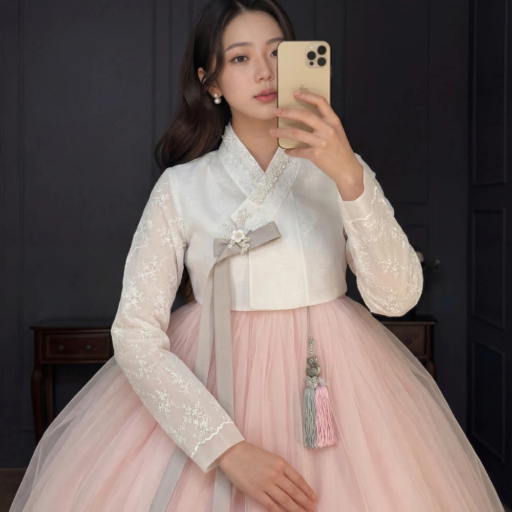 한복대여 은가비한복 민폐여신 결혼식 여자 하객 혼주 가족 실제 상품 이미지